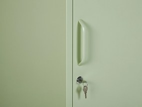 Zöld Fém Irodai Szekrény FROME Beliani
