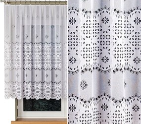 Jacquard függöny mintás 18999, 400x130cm egyenes (kész) szegéllyel