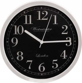 Trento modern falióra kerek fekete nappaliba 22 cm