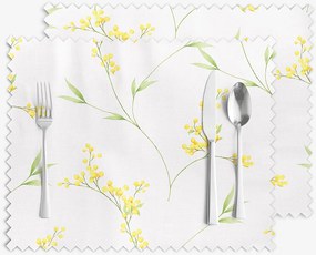 Goldea teflonbevonatú reggeliző alátét - mimózavirágok - 2db 30 x 40 cm