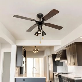 ZEVENTI - Mennyezeti ventilátor ZURRIOLA 3xGU10/50W/230V