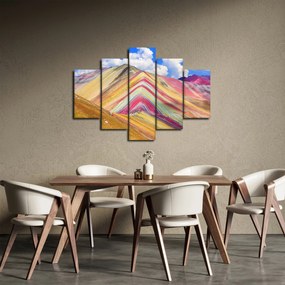 Kép - Rainbow Mountain, Peru (150x105 cm)
