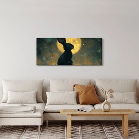 Kép - Nyúl és hold (120x50 cm)