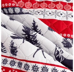 Ágytakaró TWINKLE CHRISTMAS mintával, színes Méret: 220 x 240 cm