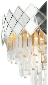 Csillár rúdon CARISMA 9xE14/40W/230V matt króm