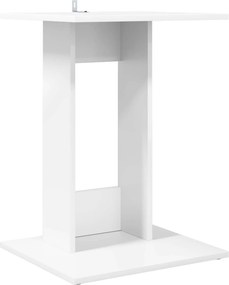 vidaXL Oldal asztal Fehér 45 x 40 x 62,5 cm Faanyag