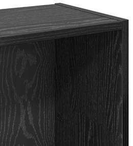 Könyvespolc Musta tammi 80 x 24 x 109 cm Faanyag