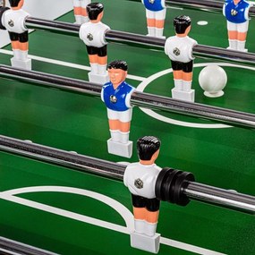 GamesPlanet® Csocsóasztal LIVERPOOL Fehér 141 x 125 cm