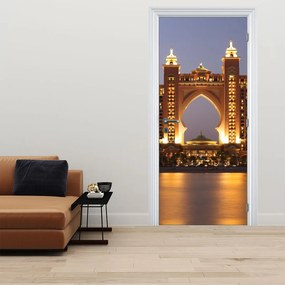 Fotótapéta ajtóra - Épület Dubaiban (95x205cm)