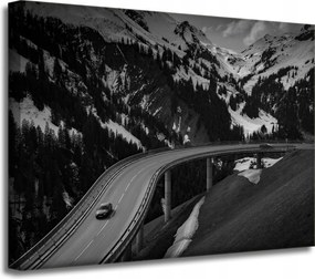 Vászonkép Természet Út a hegyeken át 40x30 cm