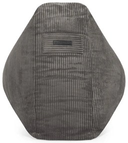 Krémszínű kordbársony gyerek babzsákfotel Snug 80 – SLOWDOWN