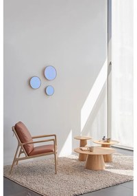 Tölgyfa kerek tárolóasztal ø 55 cm Mushroom – Gazzda