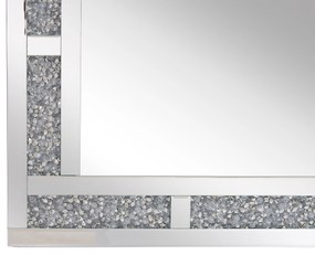 Ezüst falitükör 60 x 90 cm AVRILLE Beliani