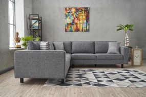 Sarokkanapé Kale Linen - Szürke