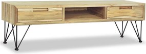 vidaXL tömör tíkfa TV-szekrény 120 x 35 x 35 cm