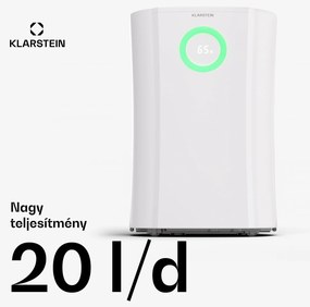 Klarstein DryFy Pro Connect 20 Smart, párátlanító, WiFi, kompresszió, 20 l/d, 20 - 30 m²