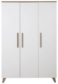 Fehér gyerek ruhásszekrény 118x190 cm – Roba