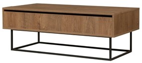 Est Walnut and Black konferenciaasztal