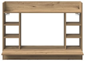 Falra Szerelhető Asztal Mester Tölgy 105x48x75 cm Szerelt Fa