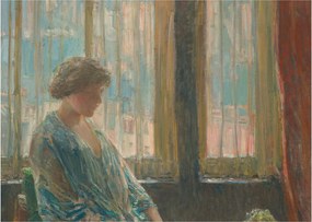 Üveg kép - Childe Hassam, The New York Window, reprodukciók (70x50 cm)