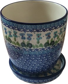 Virágtartó G451 14cm Kerámia Bolesławiec 2668