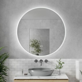Erga Sofia, kerek LED tükör 100cm, 2300 lm, 3 világos szín, ERG-V01-207-1010