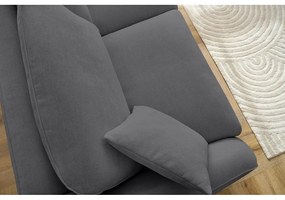 Sötétszürke kinyitható kanapé 235 cm Cezanne – Bobochic Paris