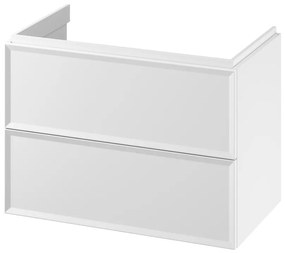 Cersanit S1021-004 - Falra szerelhető mosdó alatti fürdőszobai szekrény MILLE 80x45 cm fehér