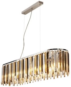 Searchlight 9838-8CC - Csillár zsinóron CLARISSA 8xE14/40W/230V