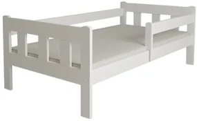 Gyerekágy NESTY 90 x 200 cm, fehér Matrac: Somnia matrac 18 cm, Ágyrács: Lamellás ágyráccsal