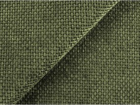 Zöld zsenília kinyitható-tárolóhelyes sarokkanapé (jobb oldali-L alakú) Kona – Makamii