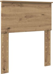 vidaXL Fejtámla Artisan tölgy 75 cm Faanyag