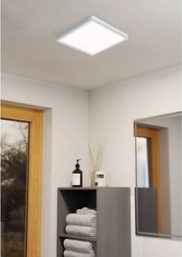 Ezüstszínű LED mennyezeti lámpa 28,5x28,5 cm FUEVA 5 – EGLO