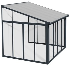 Téli kert Veranda Sanremo Palram - Canopia 3 x 3 m szürke