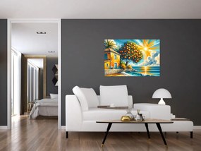 Kép - Ház narancsokkal I. (90x60 cm)