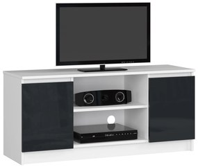 TV asztal Darian (magasfényű fekete). Akció -16%. 1068728