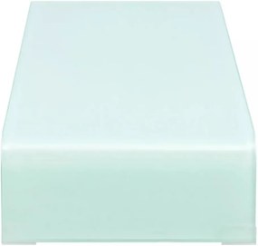 zöld üveg TV állvány/monitor magasító 70 x 30 x 13 cm