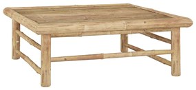 vidaXL bambusz kerti asztal 65 x 65 x 30 cm