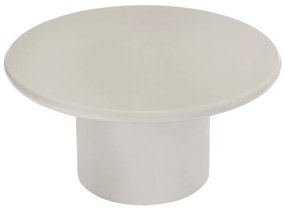 Krémszínű kerek dohányzóasztal ø 80 cm Nagano – House Nordic