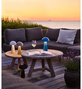 Szürke LED asztali lámpa távirányítóval (magasság 28 cm) Sam – Sirius