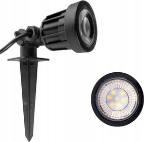 Led Kerti Lámpa Beszúrható Lámpatest Reflektor 5W Meleg Semleges 3000K 230V