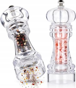 Bors- És Sódaráló Akril Kézi Átlátszó 2 Db-os Szett