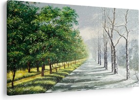 Kép - Tél versus nyár (90x60 cm)
