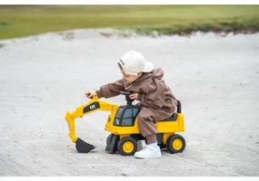 Push autó kotrógép CAT 2xAA sárga/fekete