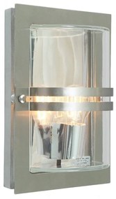NORLYS-660ST BASEL Ezüst Színű Kültéri Fali Lámpa 1XE27 60W IP54