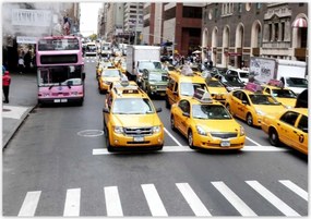 Poszterek 100x70 New York taxik