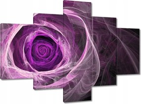 Vászonkép 100x70 Fraktál rózsa