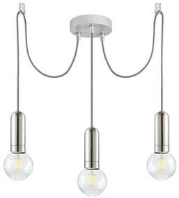 Leuchten Direkt 14776-55 - Csillár zsinóron TURN ME 3xE27/60W/230V pók