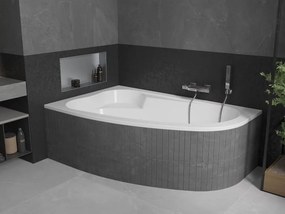 Mexen Westa sarok kád bal 160 x 100 cm, fehér - 560116010001