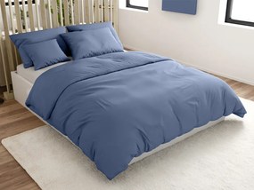 Pamut ágyneműhuzat LUX kék szállodai zsebbel Ágyneműhuzat mérete: 70 x 90 cm | 140 x 200 cm